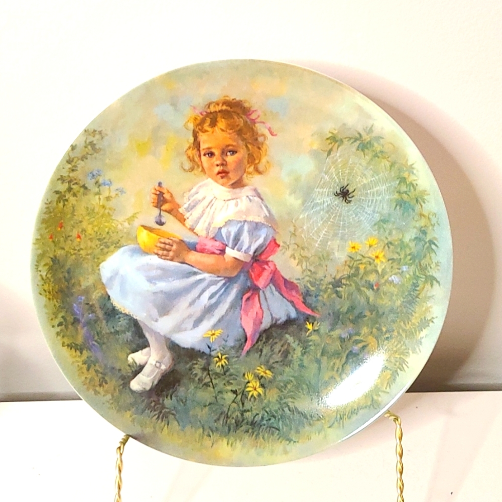 Little Miss Muffet plate